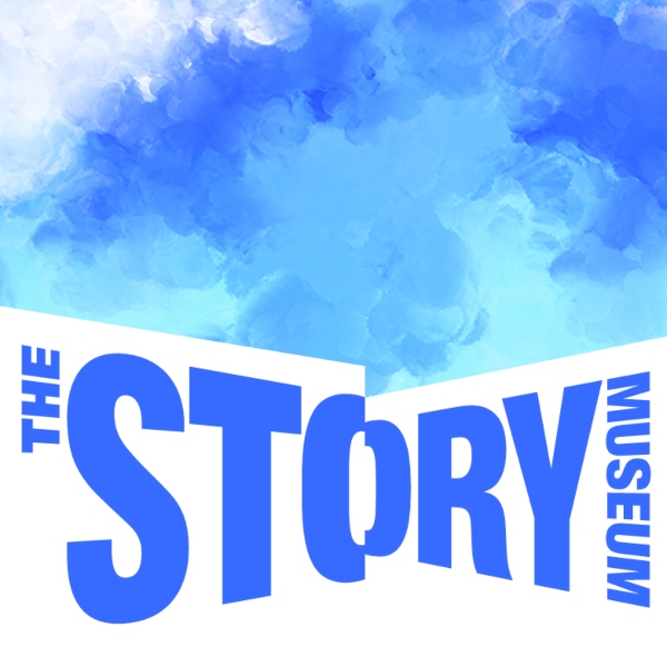 Front cover of award application with the logo: The Story Museum and an illustrated blue sky.